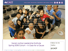Tablet Screenshot of cacf.org